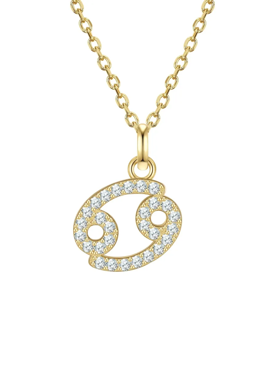 STERNZEICHEN KREBS - Halskette - yellow gold-coloured