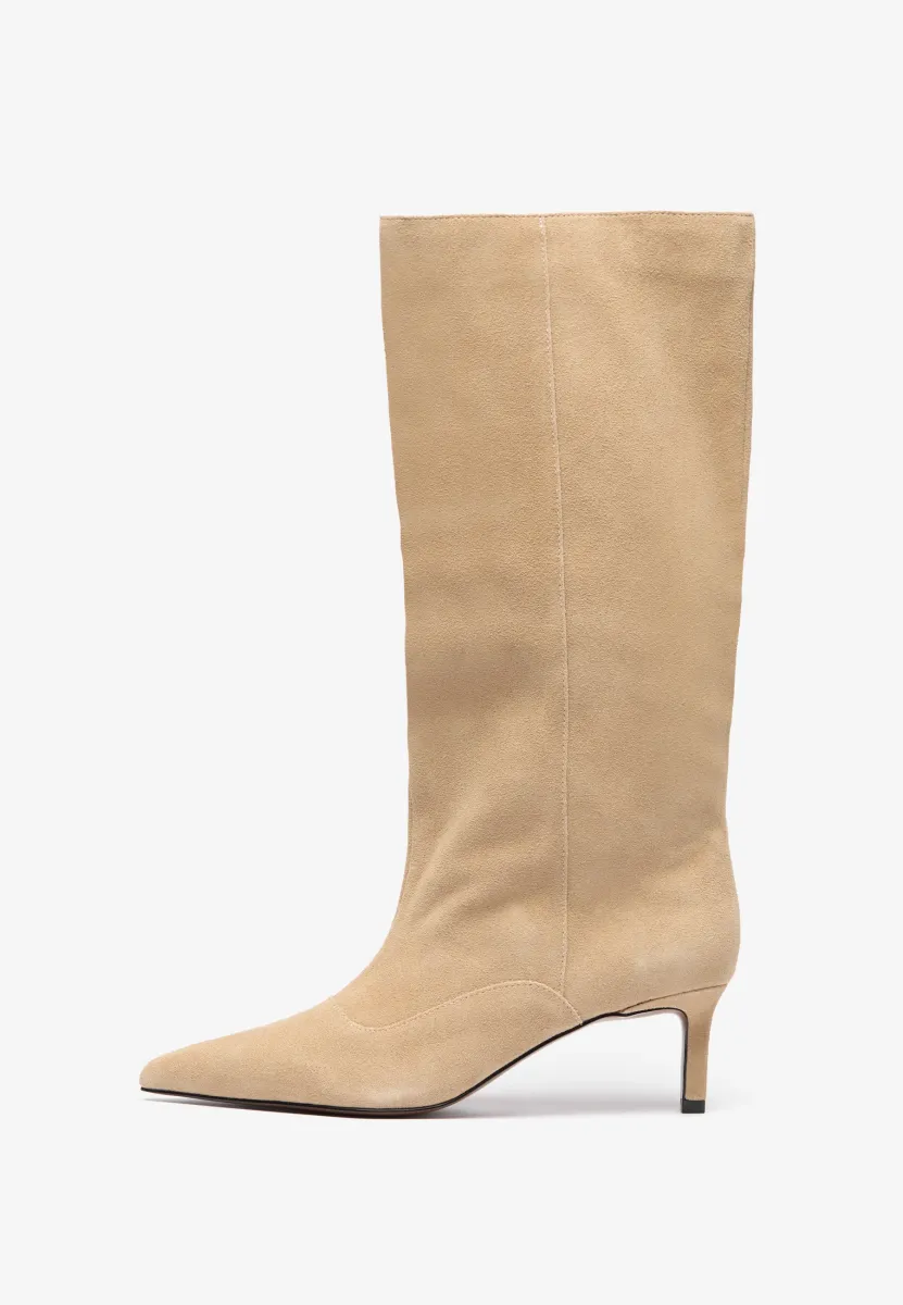Stiefel - beige