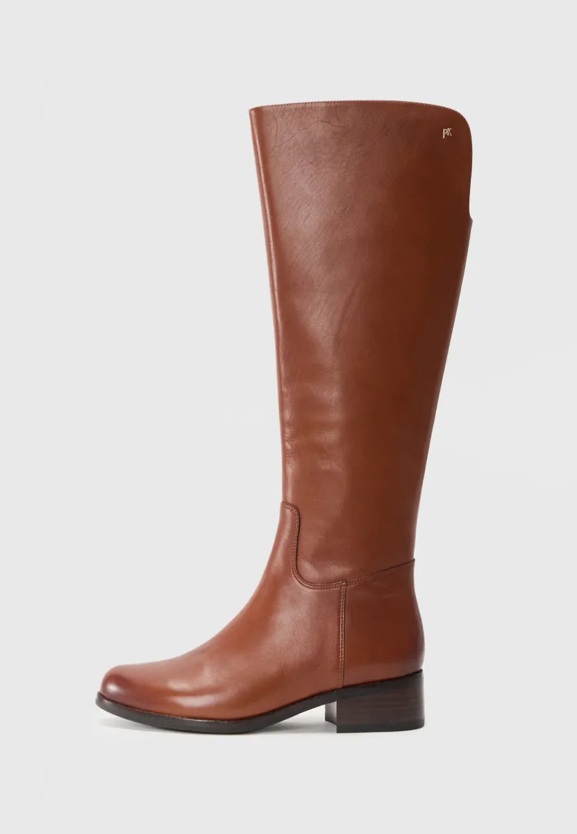 Stiefel - cognac nappa