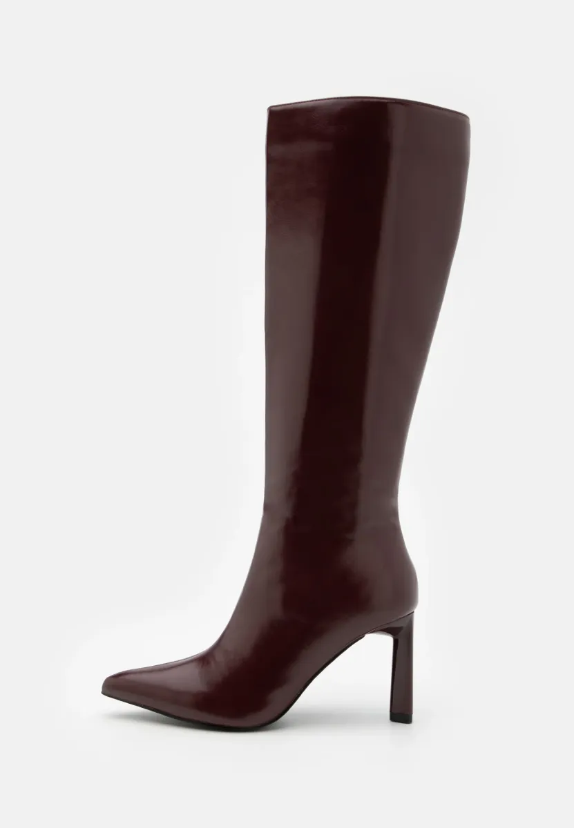 Stiefel - dark red