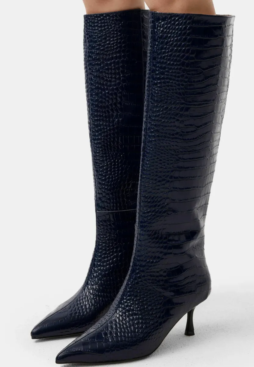 Stiefel - navy blue
