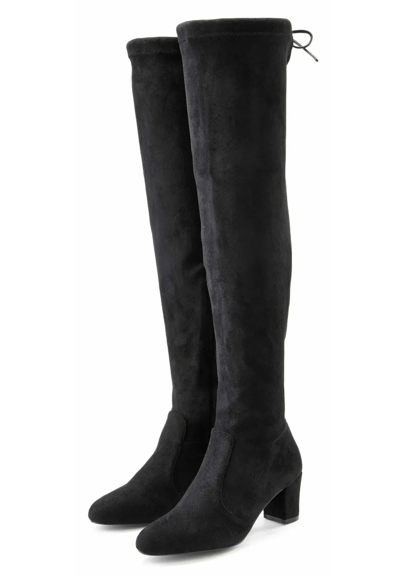 STIEFEL - Overknees - schwarz