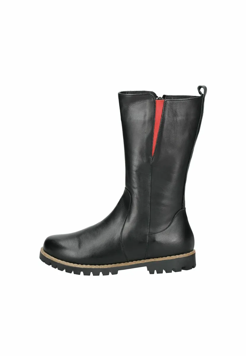 Stiefel - schwarz rot