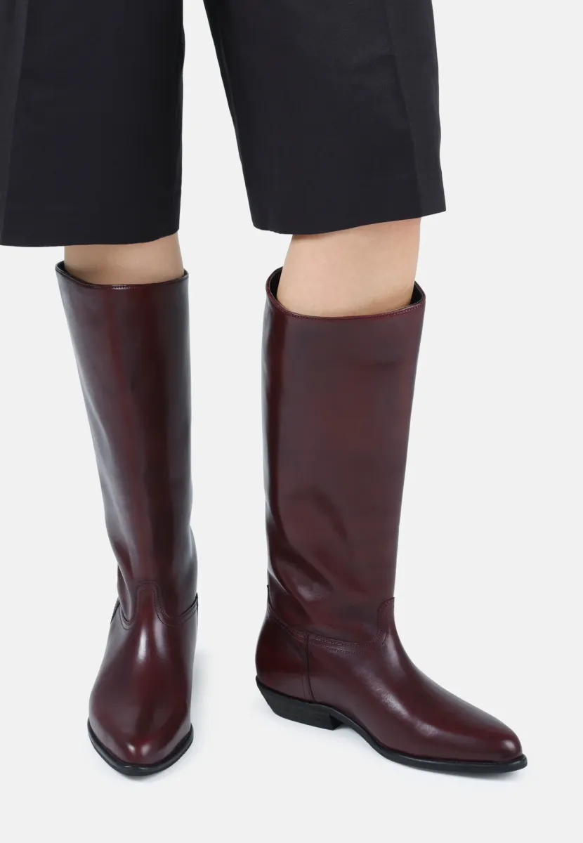 Stiefel - winter oxblood