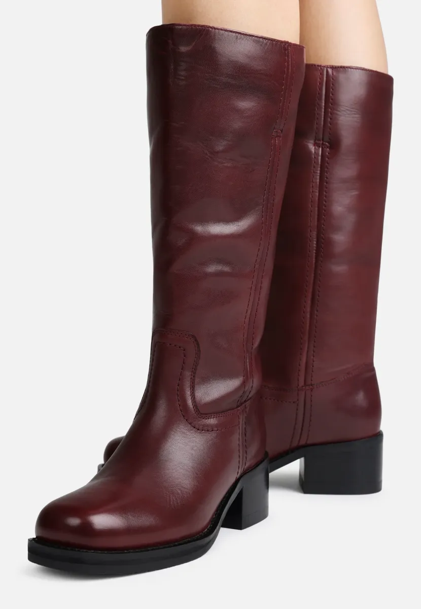 Stiefel - winter oxblood