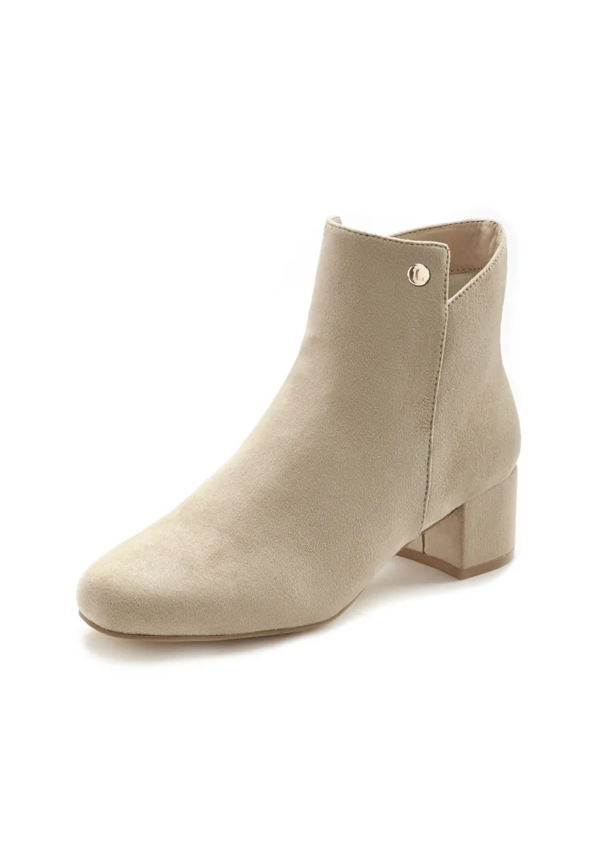 Stiefelette - beige