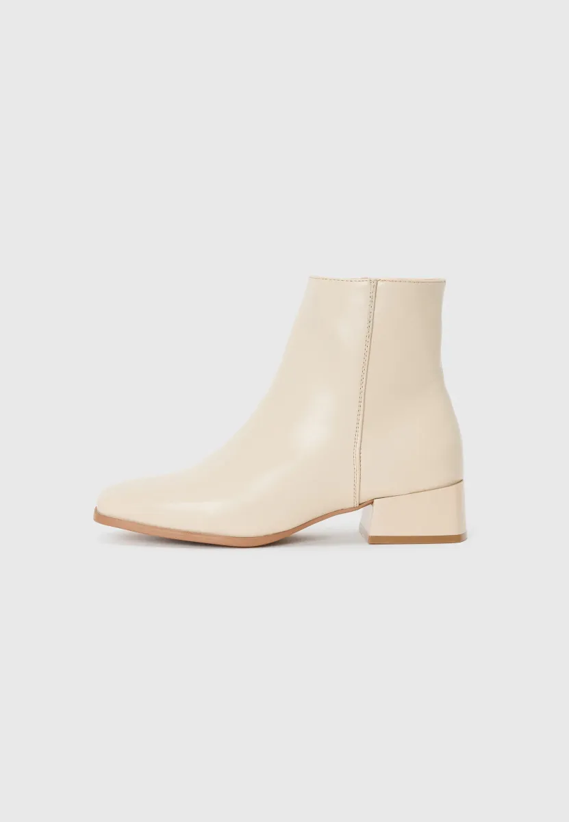 Stiefelette - beige
