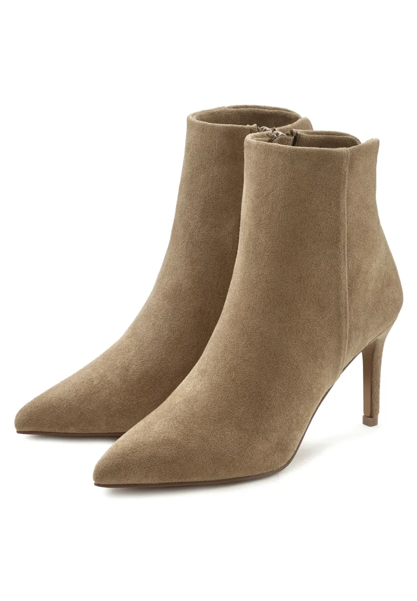 Stiefelette - beige