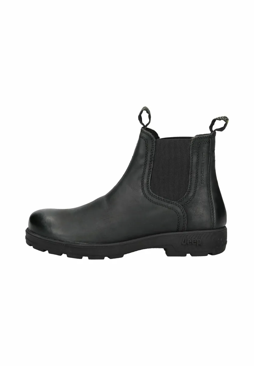 Stiefelette - black black