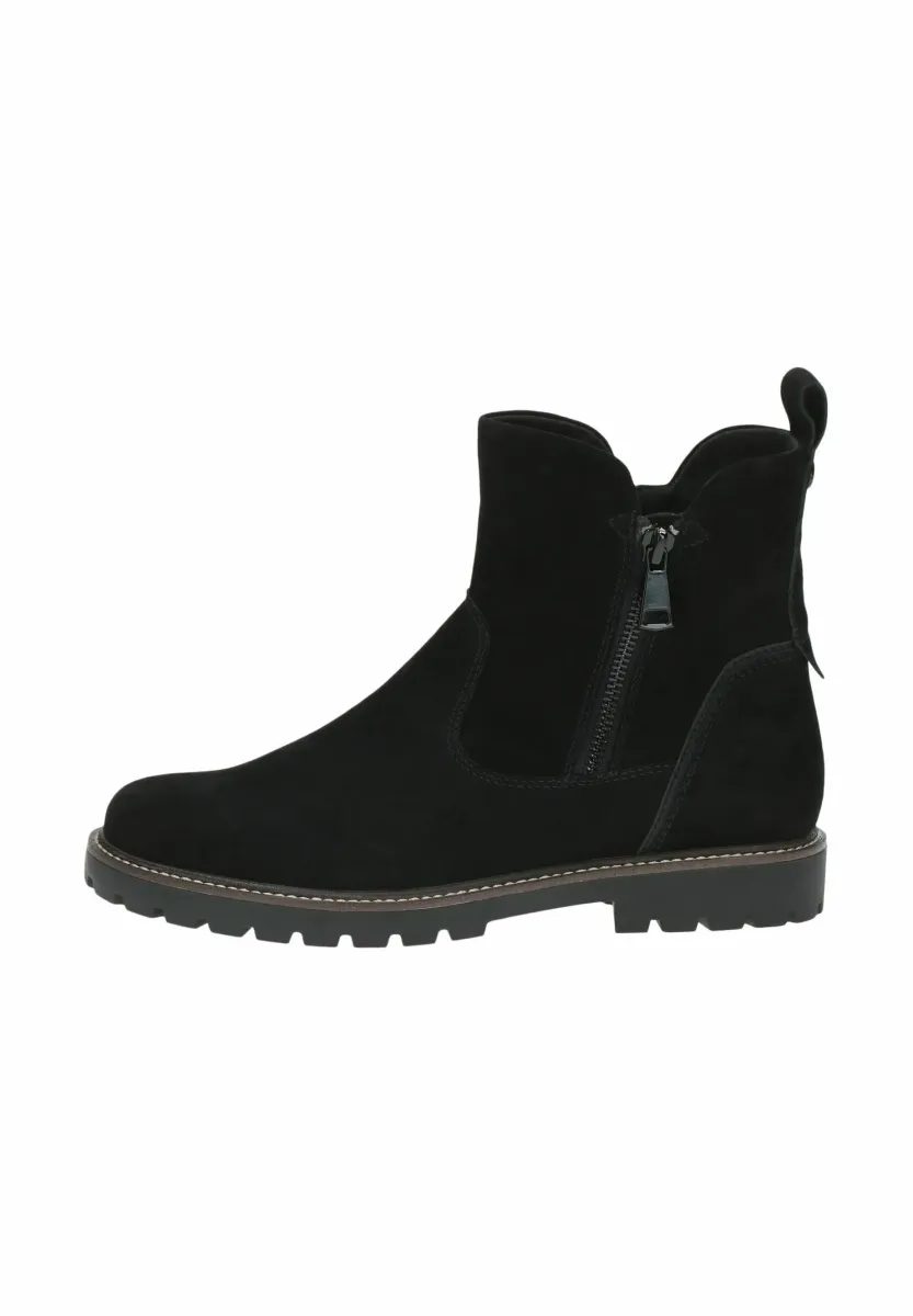 Stiefelette - black suede