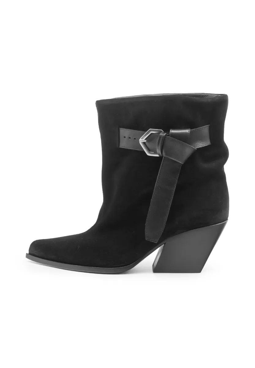 Stiefelette - black