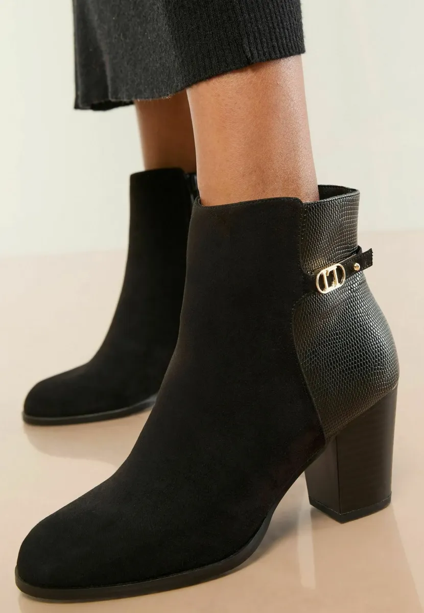 Stiefelette - black