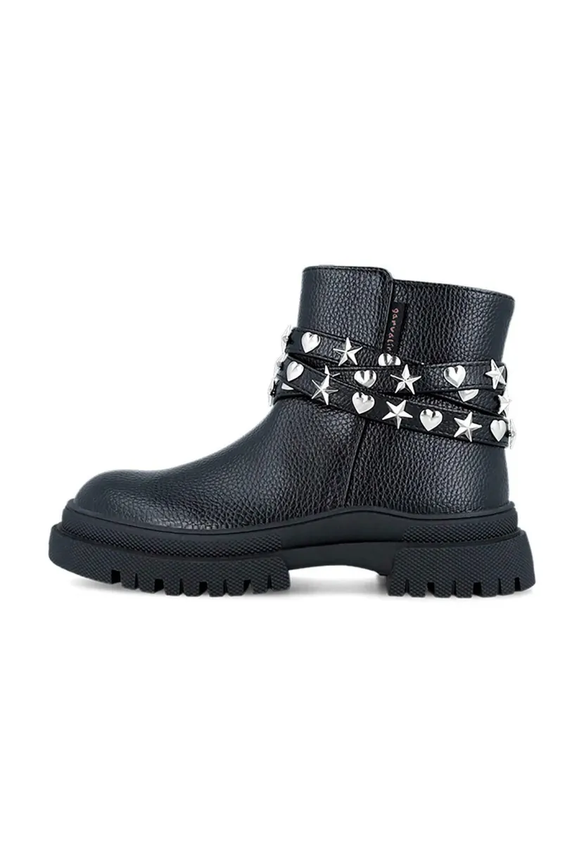 Stiefelette - black