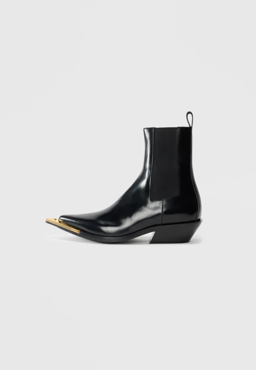 Stiefelette - black/gold-coloured