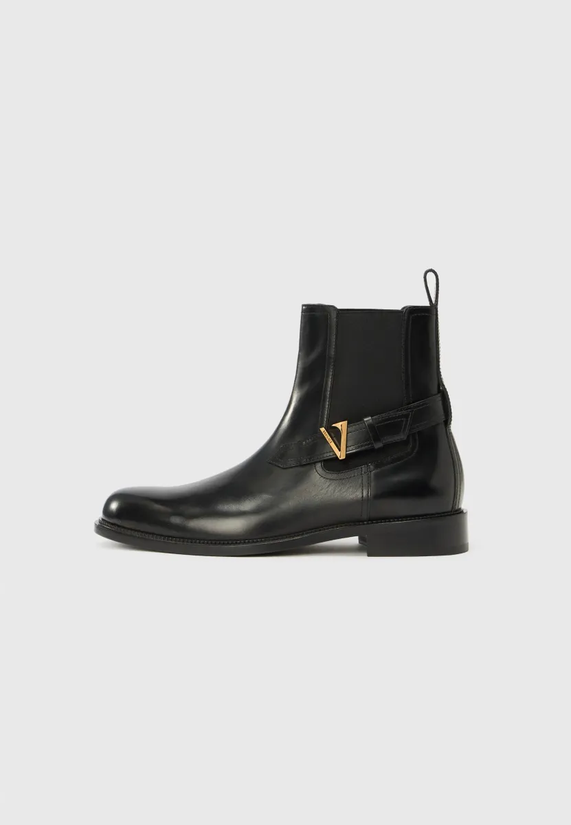 Stiefelette - black/gold-coloured