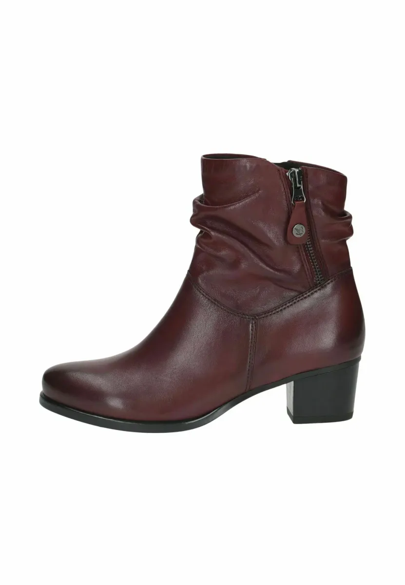 Stiefelette - bordeaux nappa