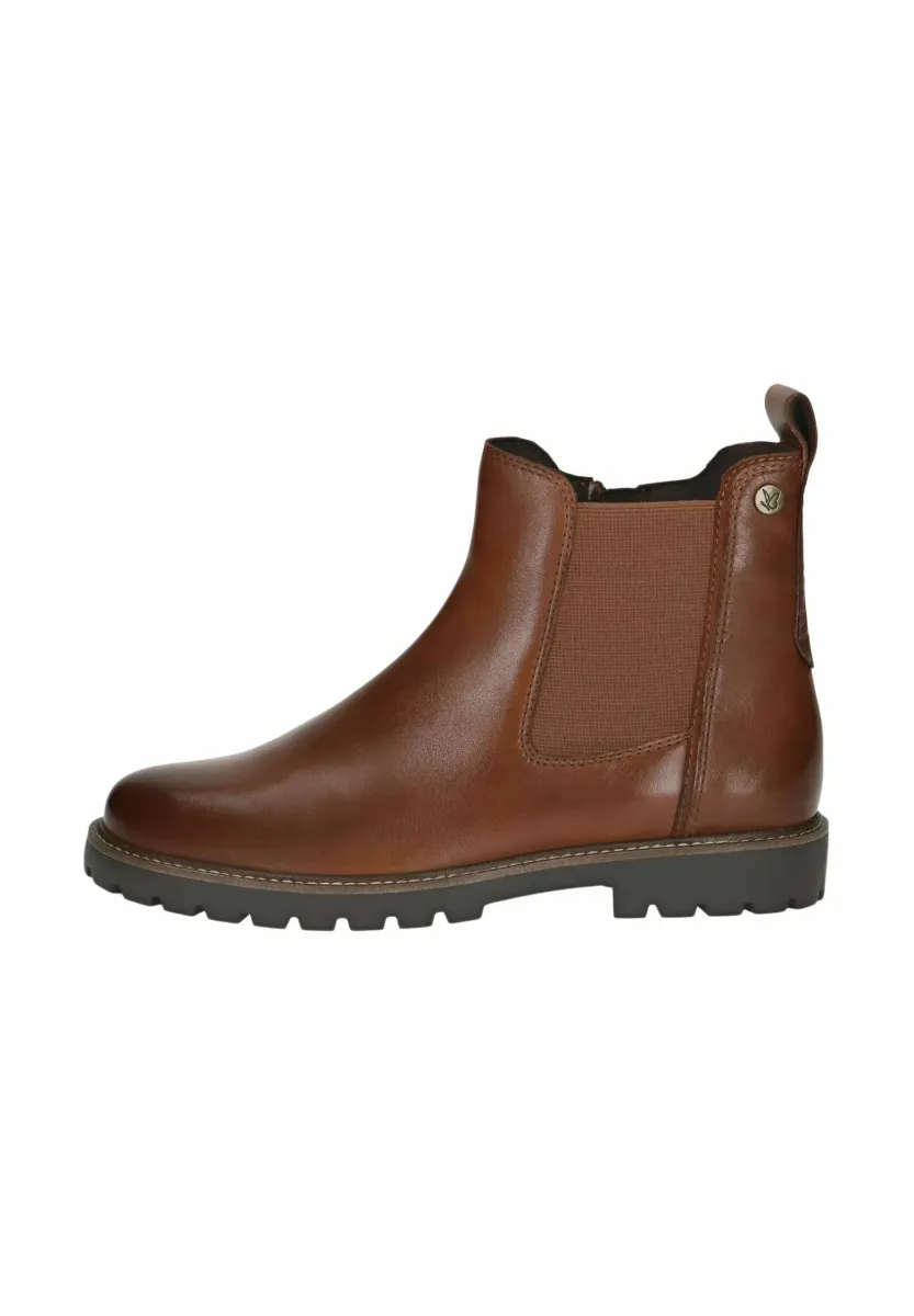 Stiefelette - cognac nappa