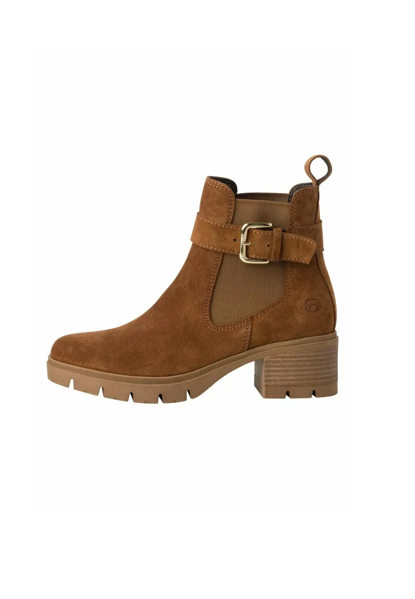 Stiefelette - cognac