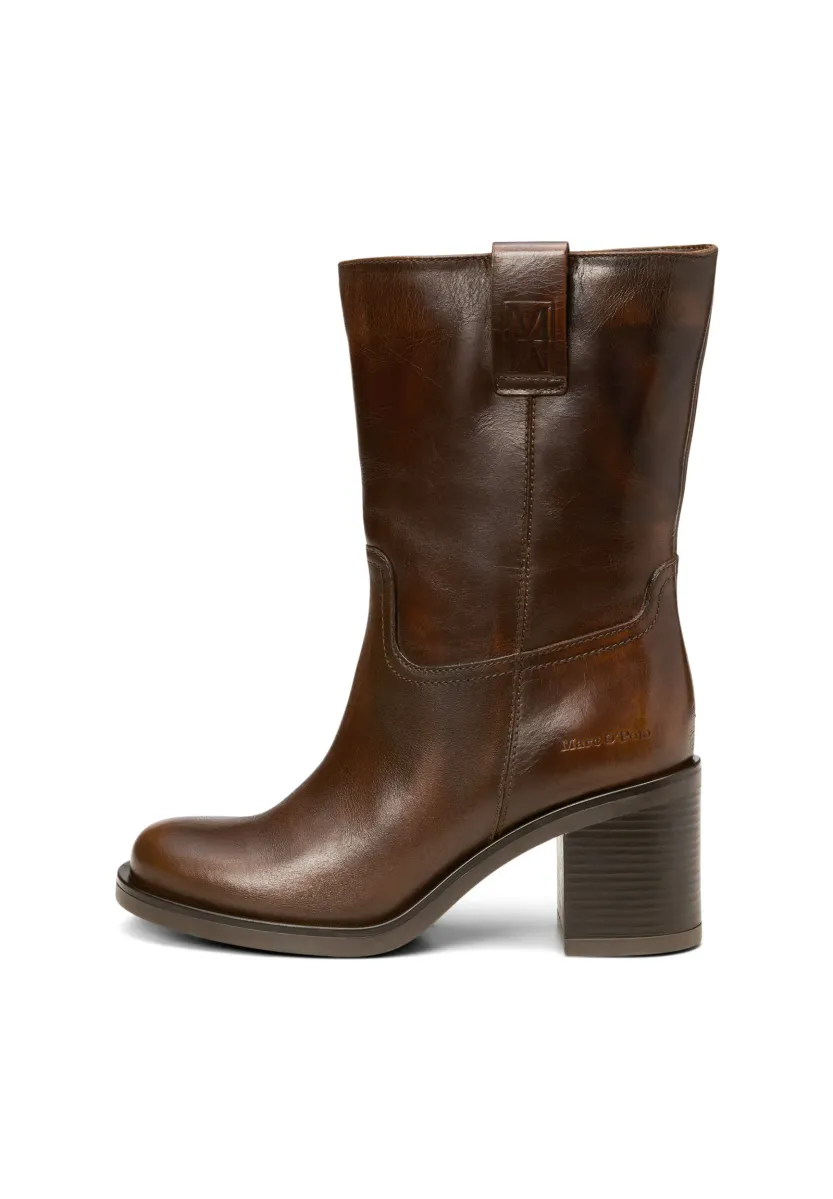 Stiefelette - cognac