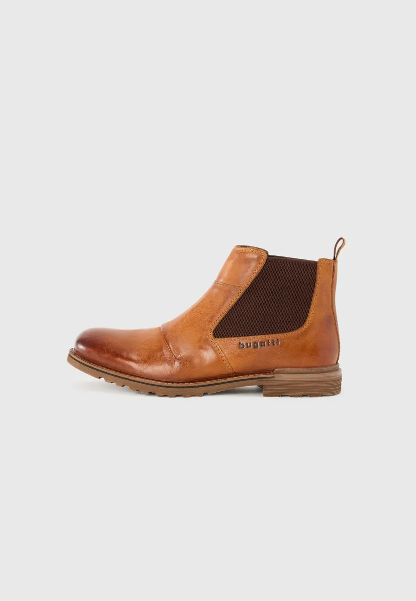 Stiefelette - cognac