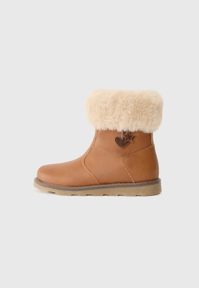 Stiefelette - cognac