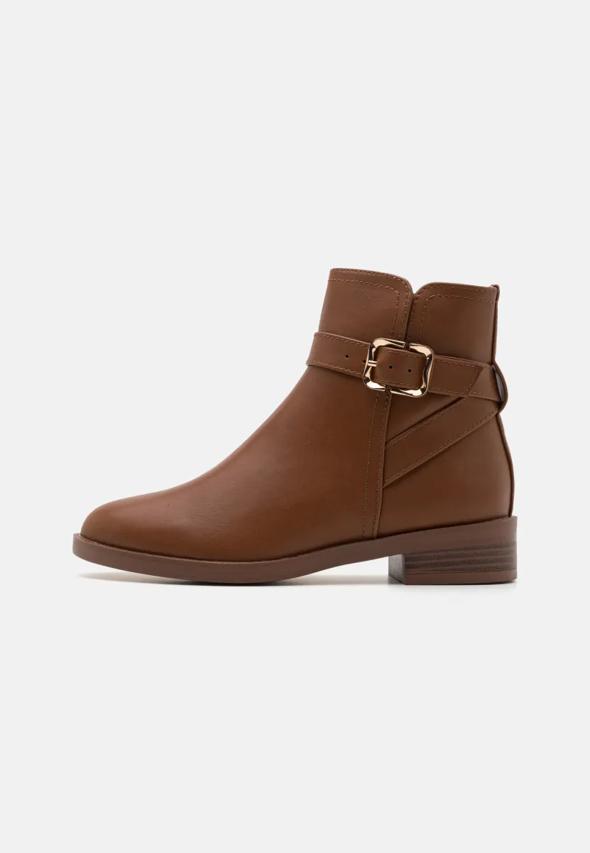 Stiefelette - cognac