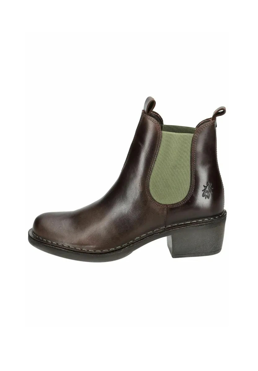 Stiefelette - dk.brown (greenlastic) 011