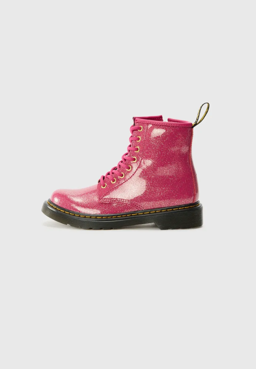 Stiefelette - fuchsia/silver-coloured/gold-coloured