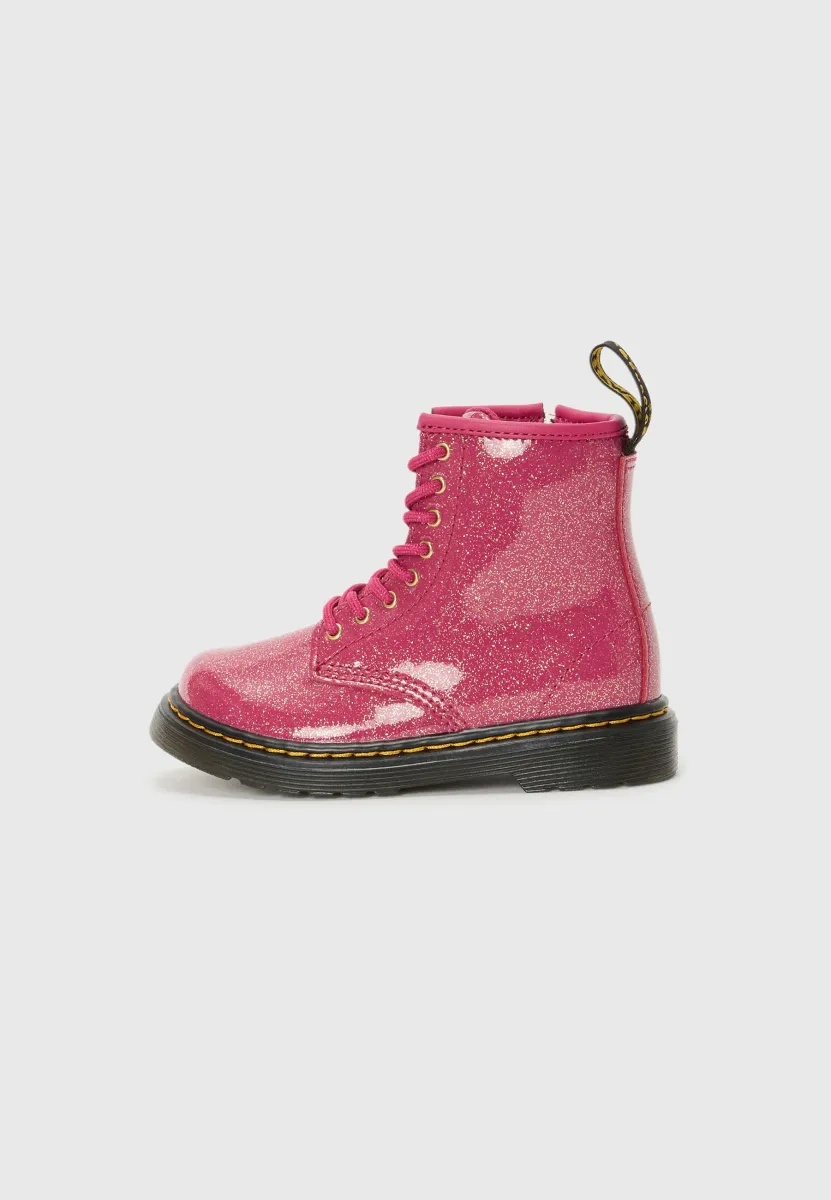 Stiefelette - fuchsia/silver-coloured/gold-coloured