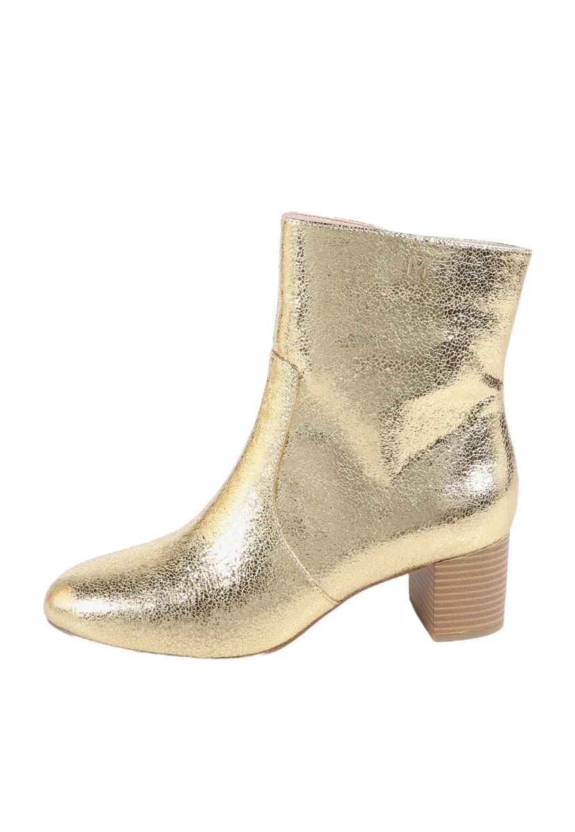 Stiefelette - gold