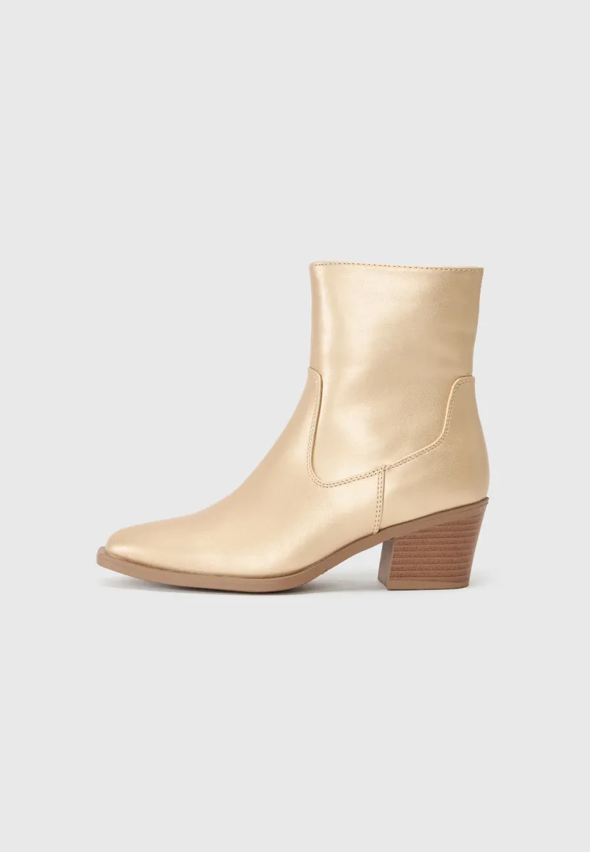 Stiefelette - gold