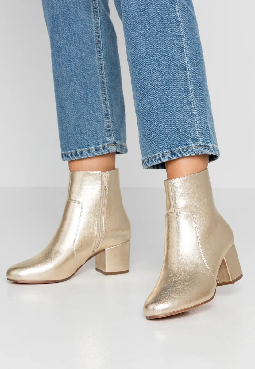 Stiefelette - gold