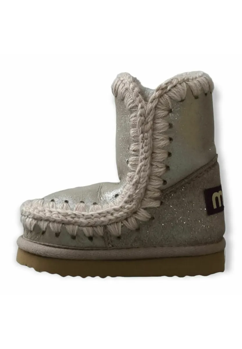 Stiefelette - metallic grey