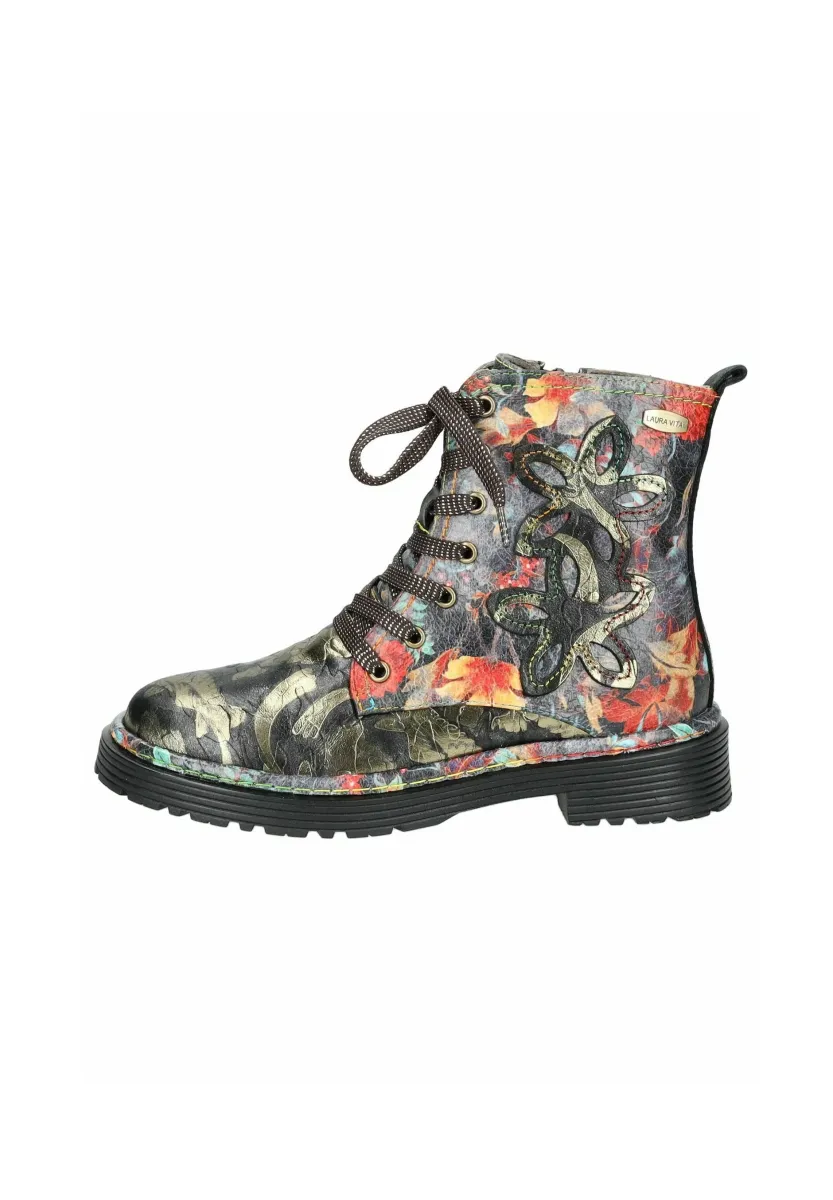 STIEFELETTE - Schnürstiefelette - noir