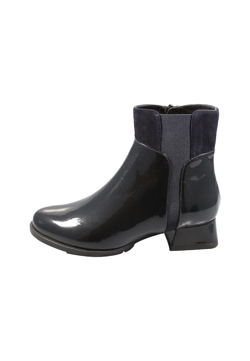Stiefelette - schwarz