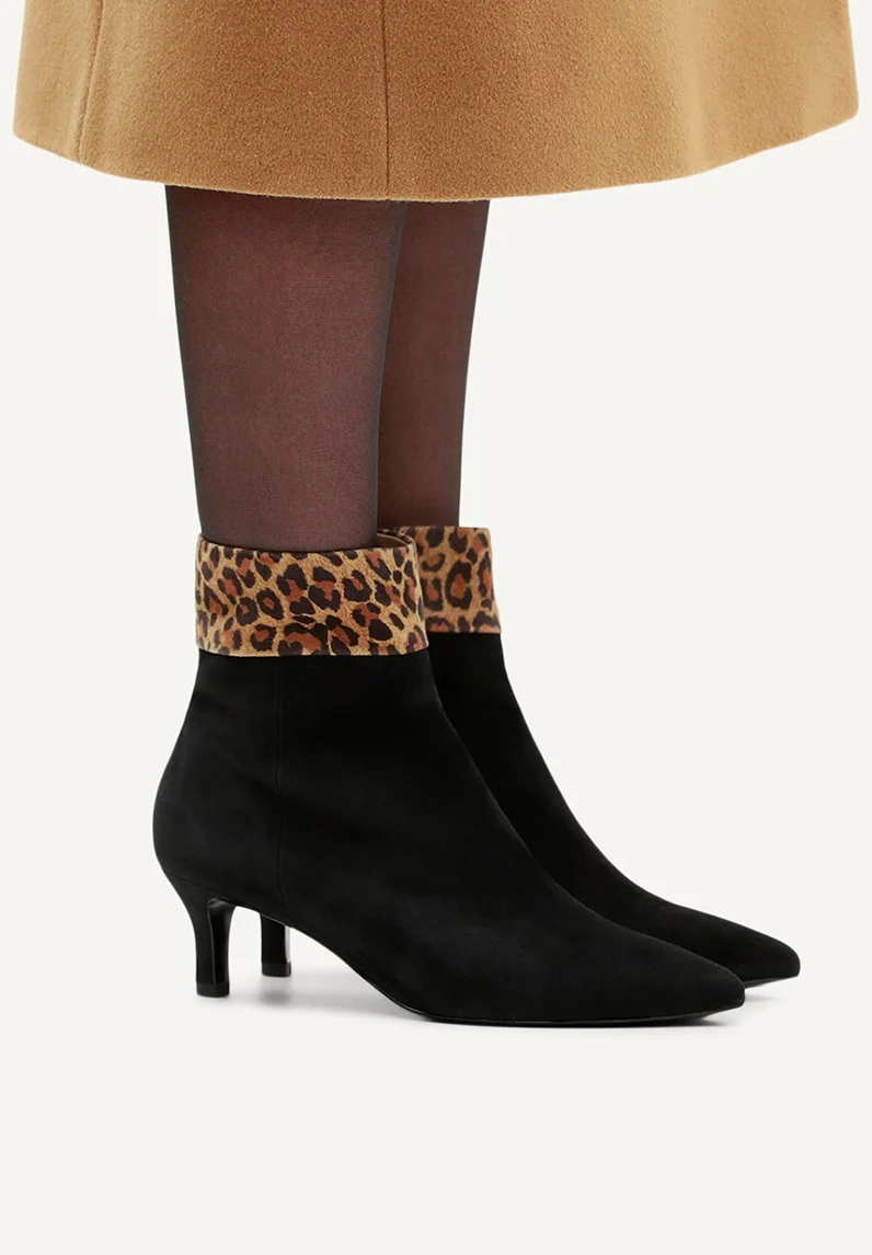 Stiefelette - schwarz