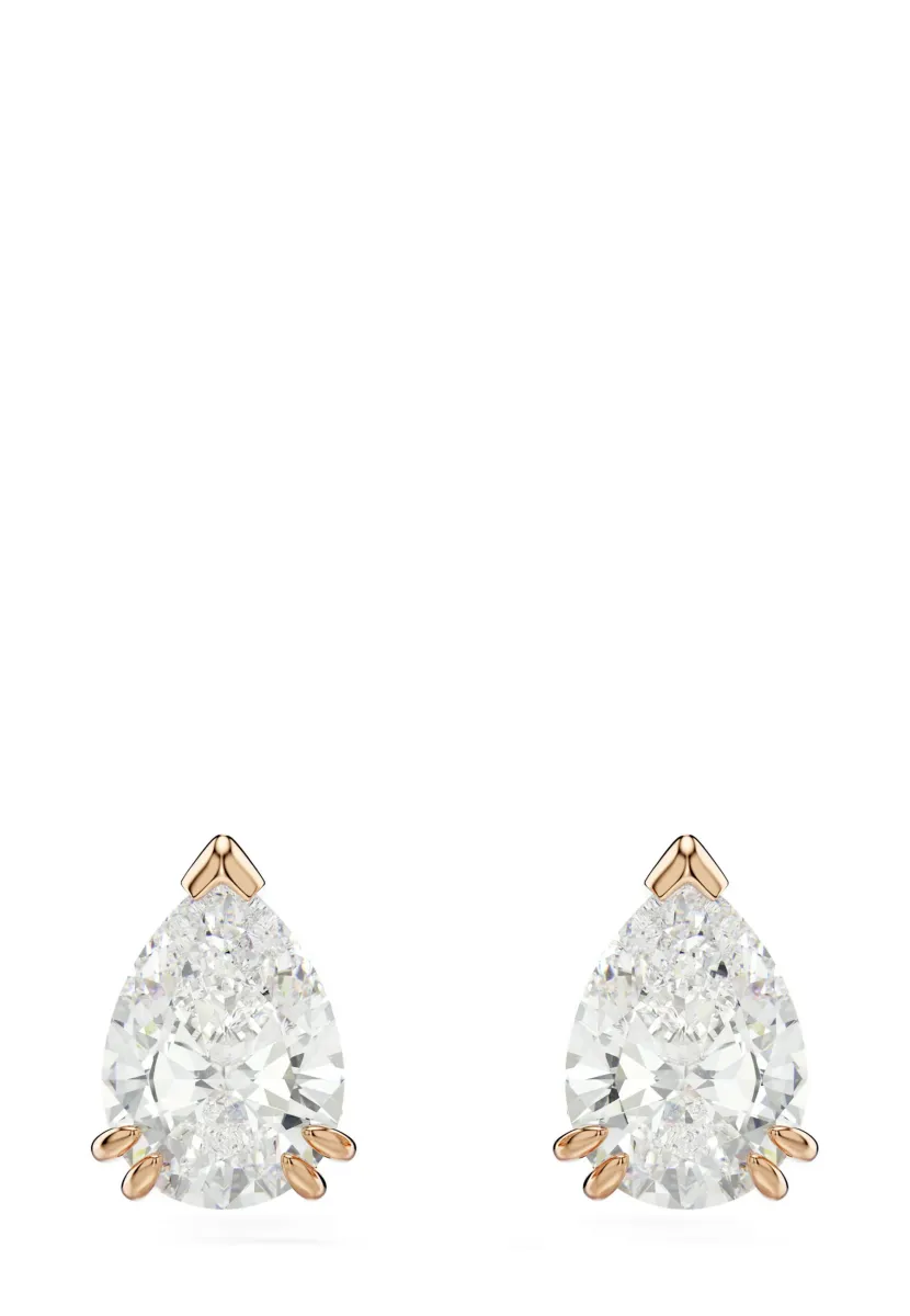 STILLA STUD PEAR CUT - Ohrringe - rose gold tone