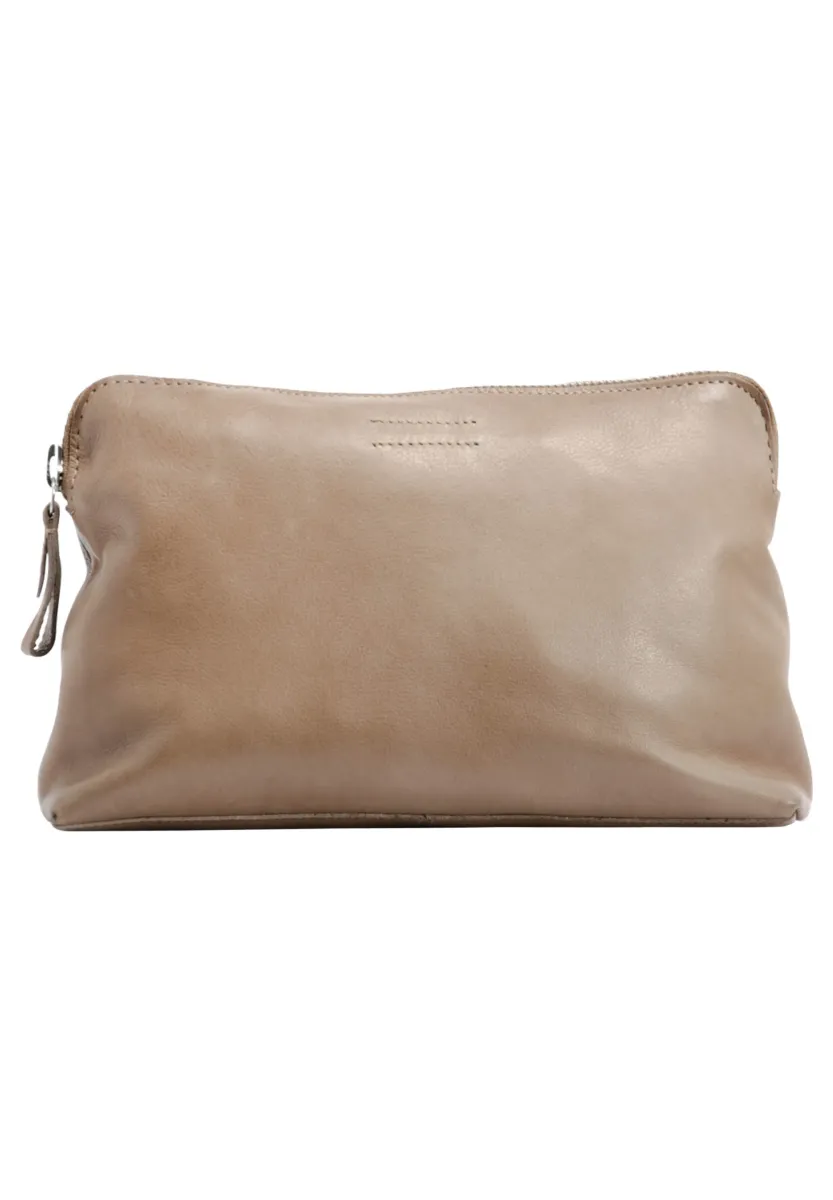 STILLBASIC MEDIUM TOILETRY BAG - Kosmetiktasche - dark beige