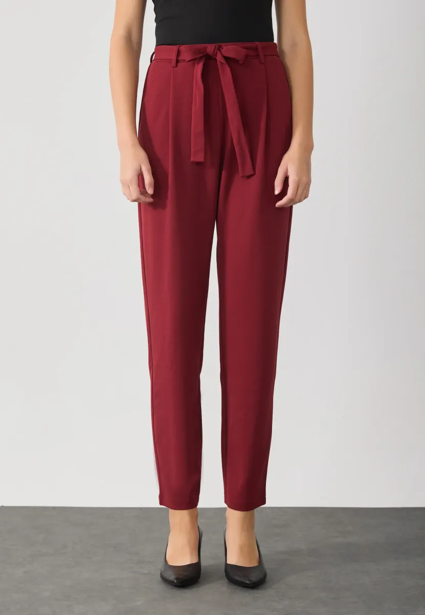 Stoffhose - burgundy