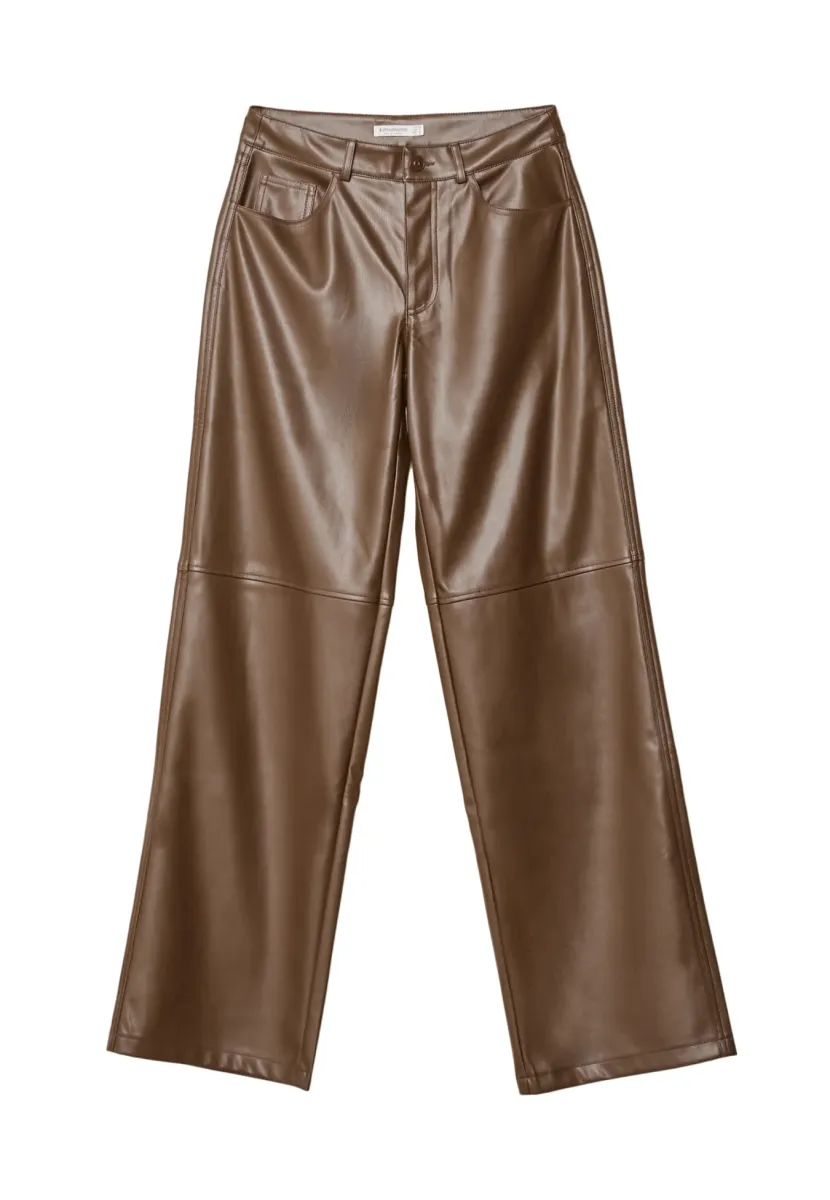 Stoffhose - dark brown