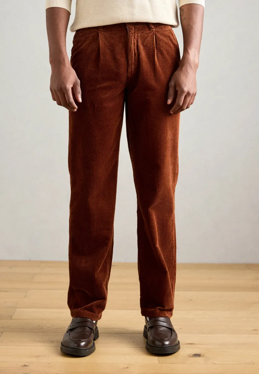 Stoffhose - dark copper