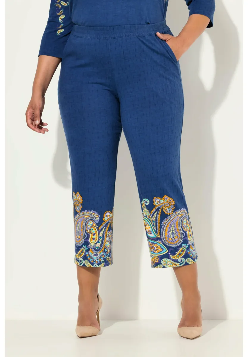 Stoffhose - dark teal