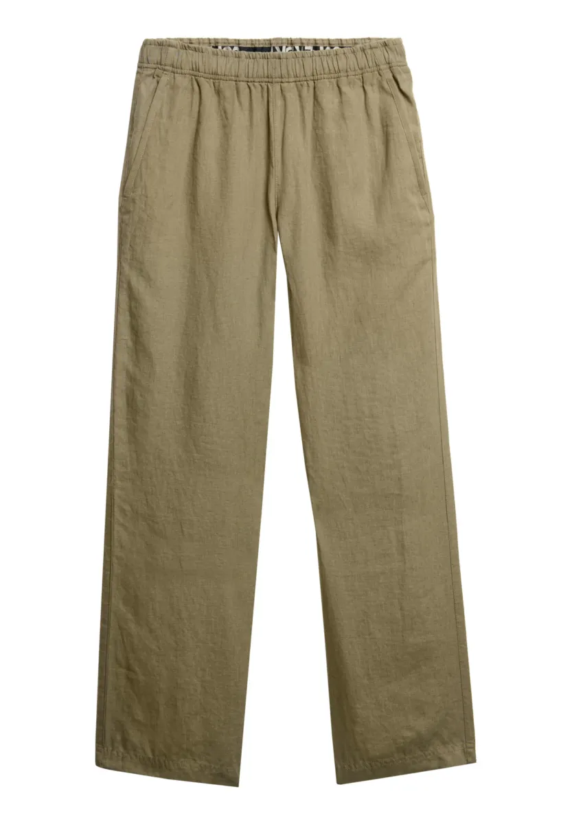 Stoffhose - light khaki green