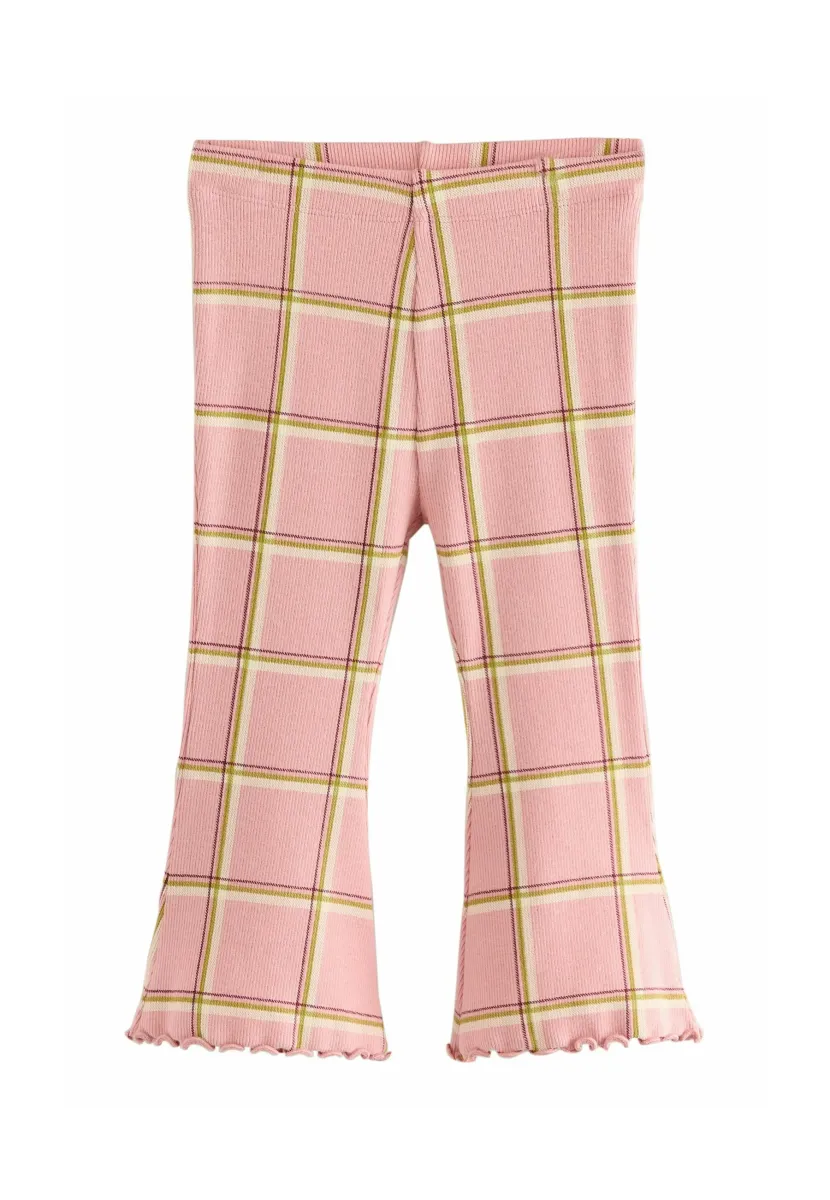 Stoffhose - pink check