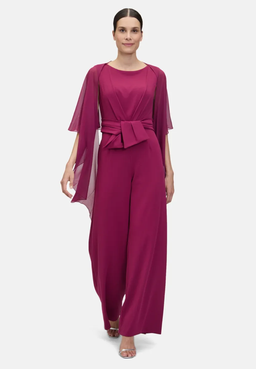 STOLA MIT VOLANT - Cape - sweet berry