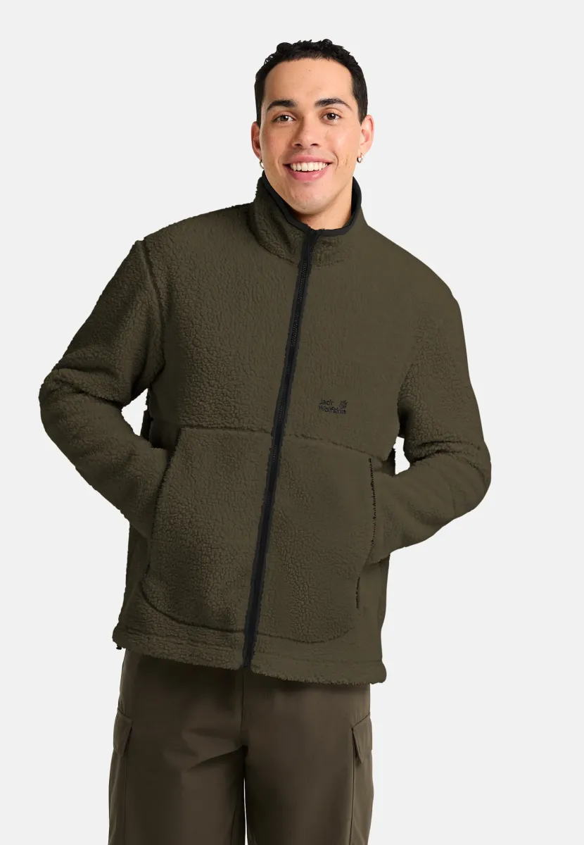 STONE LITE - Fleecejacke - obsidian moss