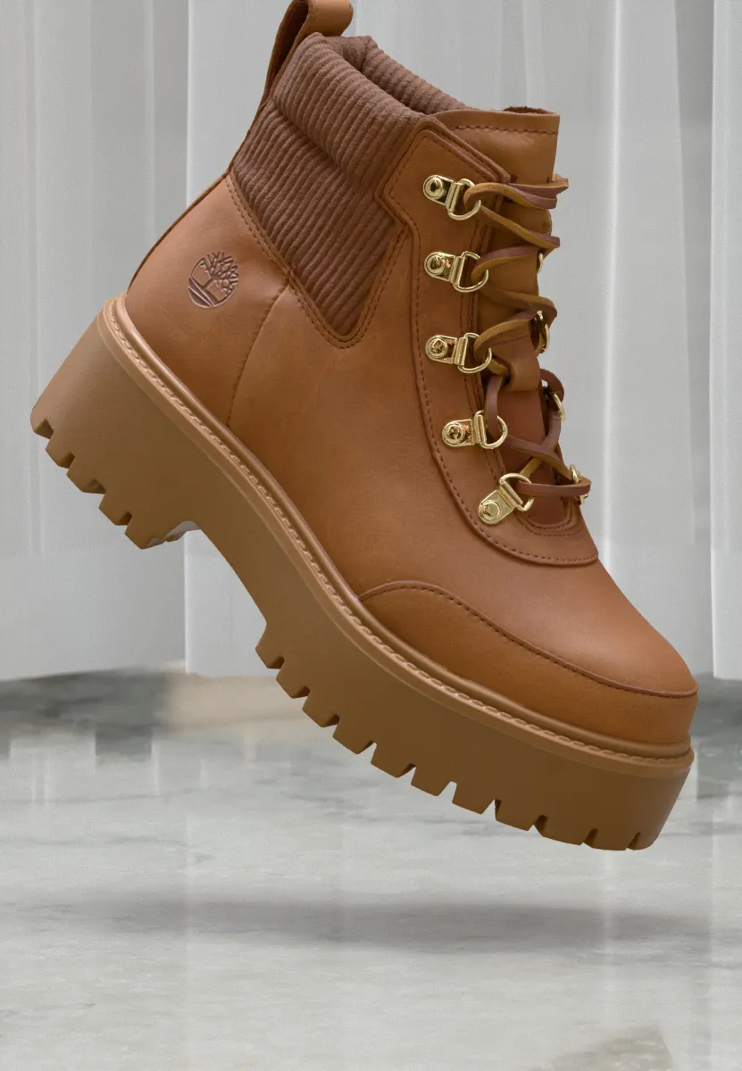 STONE STREET BOOT - Schnürstiefelette - rust