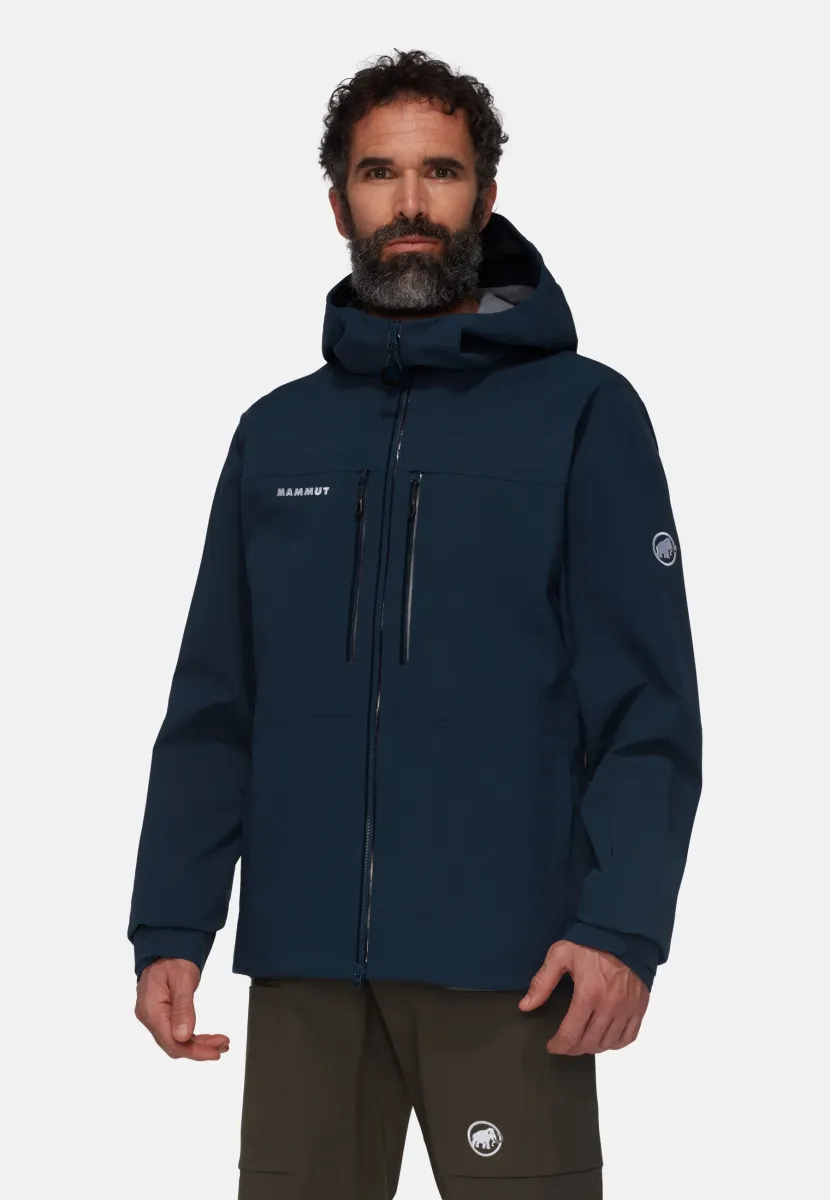 STONEY HOODED - Hardshelljacke - marine