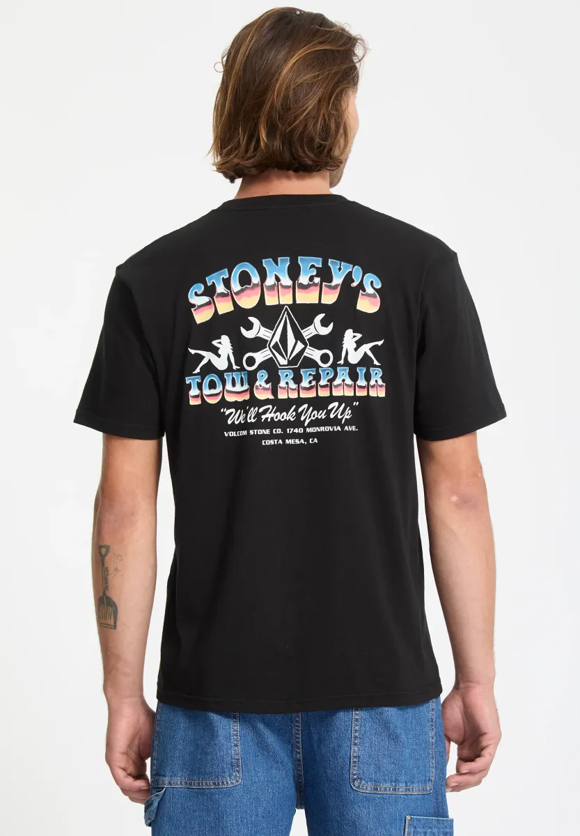STONEYS - T-Shirt print - black