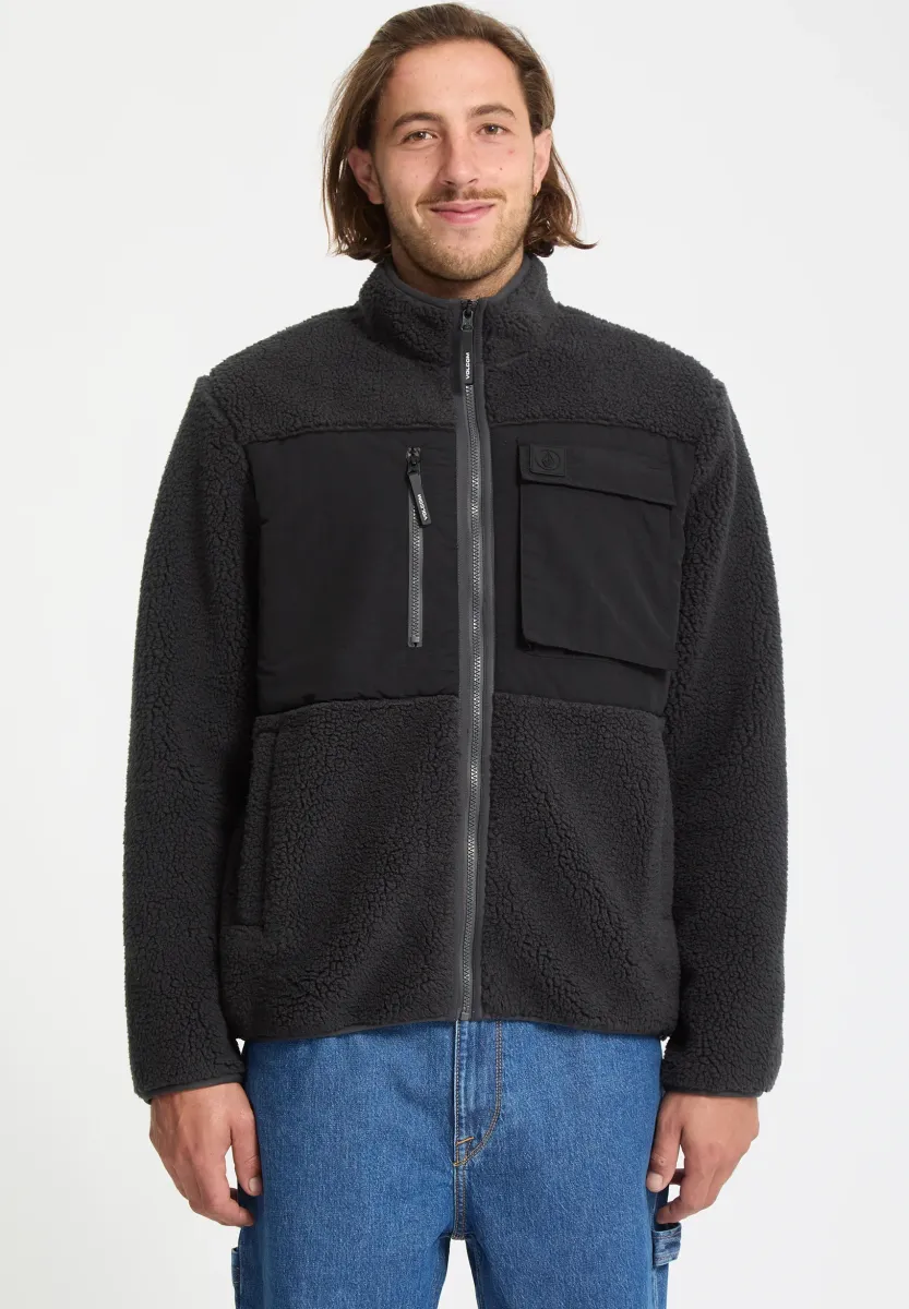 STORM STONE - Fleecejacke - asphalt black